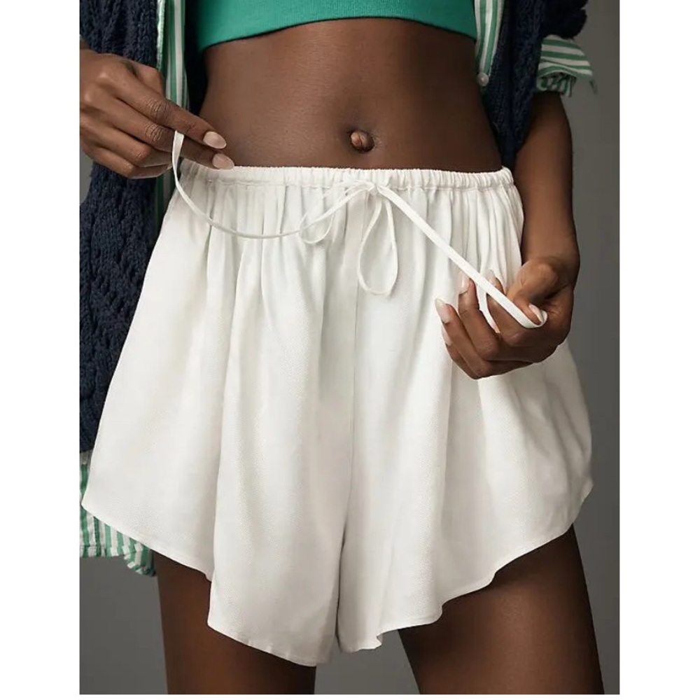 Anthropologie Maeve Silky Chemisette Shorts
